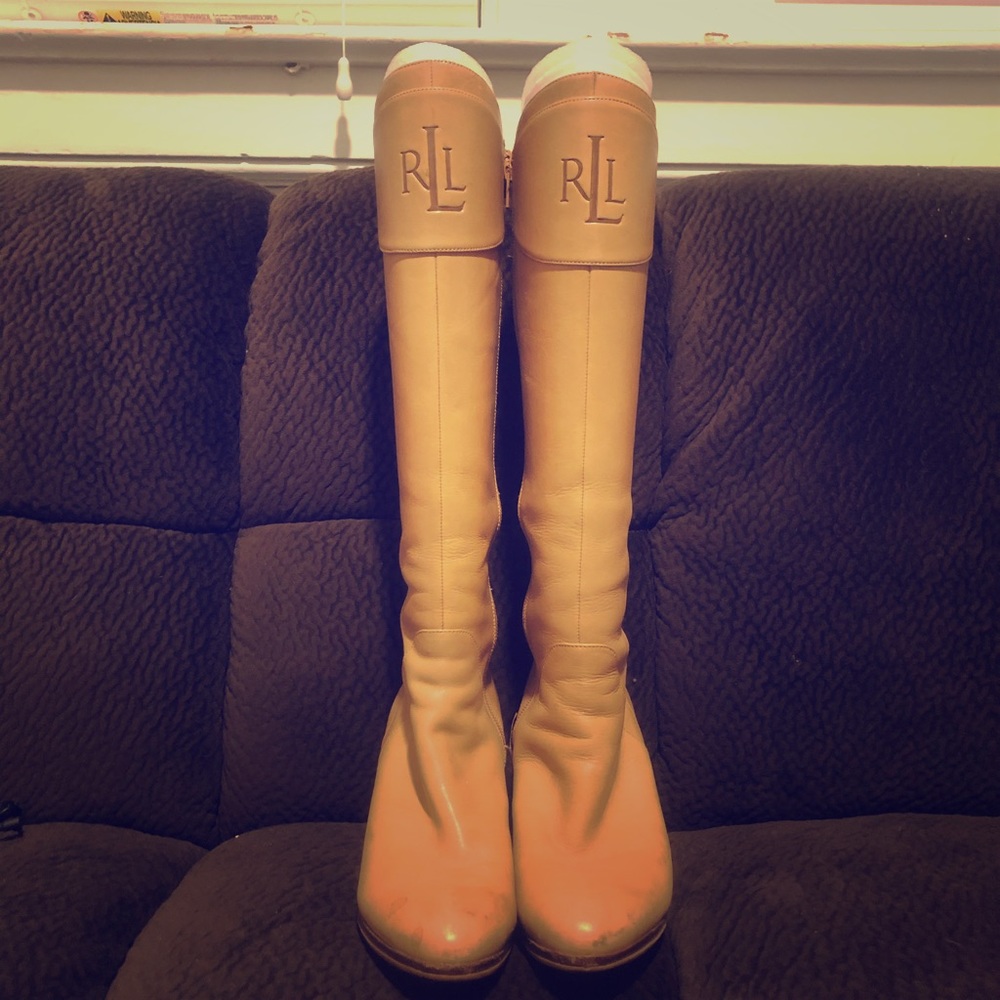 Ralph Lauren high heeled boots